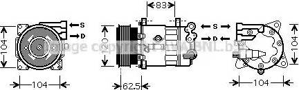 Ava Quality Cooling PE K321 - Kompresors, Gaisa kond. sistēma ps1.lv
