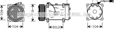 Ava Quality Cooling PE K225 - Kompresors, Gaisa kond. sistēma ps1.lv