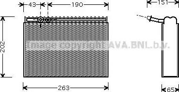 Ava Quality Cooling PE V062 - Iztvaikotājs, Gaisa kondicionēšanas sistēma ps1.lv