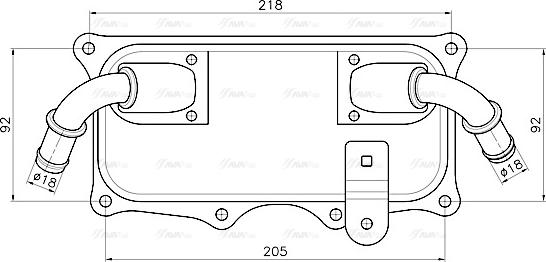 Ava Quality Cooling PR3101 - Eļļas radiators, Motoreļļa ps1.lv