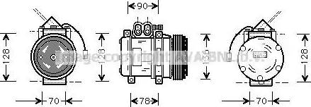 Ava Quality Cooling PR K034 - Kompresors, Gaisa kond. sistēma ps1.lv