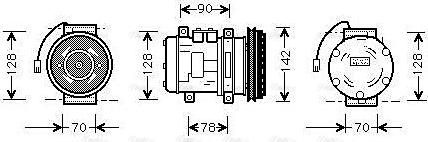 Ava Quality Cooling PR K029 - Kompresors, Gaisa kond. sistēma ps1.lv