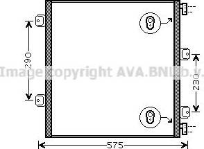 Ava Quality Cooling RE5075 - Kondensators, Gaisa kond. sistēma ps1.lv