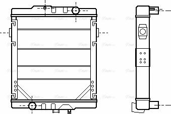 Ava Quality Cooling RE2049 - Radiators, Motora dzesēšanas sistēma ps1.lv