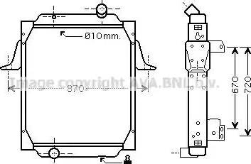 Ava Quality Cooling RE 2069 - Radiators, Motora dzesēšanas sistēma ps1.lv