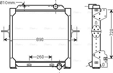 Ava Quality Cooling RE 2083 - Radiators, Motora dzesēšanas sistēma ps1.lv