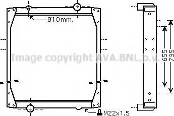 Ava Quality Cooling REA2010 - Radiators, Motora dzesēšanas sistēma ps1.lv