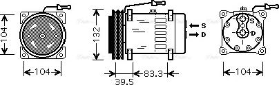 Ava Quality Cooling REAK072 - Kompresors, Gaisa kond. sistēma ps1.lv