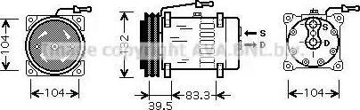 Ava Quality Cooling RE K072 - Kompresors, Gaisa kond. sistēma ps1.lv
