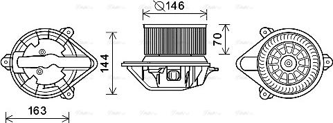 Ava Quality Cooling RT8577 - Salona ventilators ps1.lv