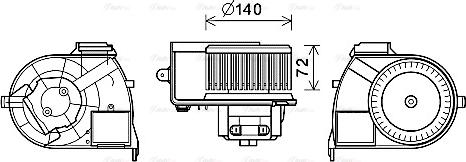 Ava Quality Cooling RT8617 - Salona ventilators ps1.lv