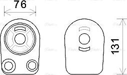 Ava Quality Cooling RT3607 - Eļļas radiators, Motoreļļa ps1.lv