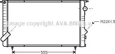 Ava Quality Cooling RT 2134 - Radiators, Motora dzesēšanas sistēma ps1.lv