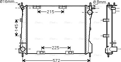 Ava Quality Cooling RT 2372 - Radiators, Motora dzesēšanas sistēma ps1.lv