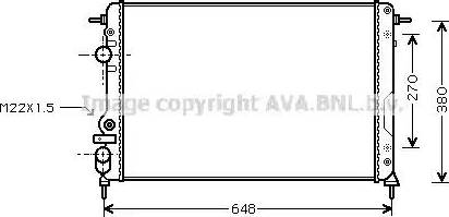 Ava Quality Cooling RT 2266 - Radiators, Motora dzesēšanas sistēma ps1.lv