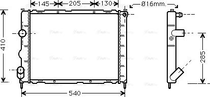 Ava Quality Cooling RT 2268 - Radiators, Motora dzesēšanas sistēma ps1.lv