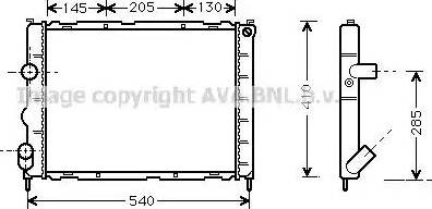 Ava Quality Cooling RT 2267 - Radiators, Motora dzesēšanas sistēma ps1.lv