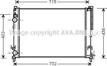 Ava Quality Cooling RT2237 - Radiators, Motora dzesēšanas sistēma ps1.lv