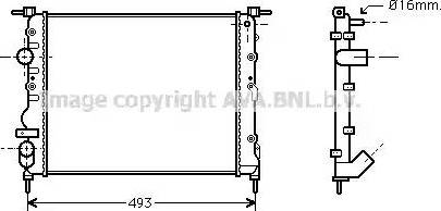 Ava Quality Cooling RT 2271 - Radiators, Motora dzesēšanas sistēma ps1.lv