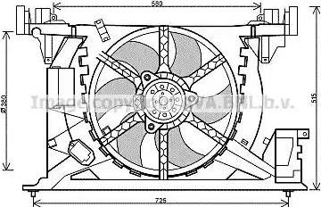 Ava Quality Cooling RT 7545 - Ventilators, Motora dzesēšanas sistēma ps1.lv