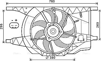 Ava Quality Cooling RT 7546 - Ventilators, Motora dzesēšanas sistēma ps1.lv