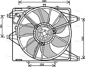 Ava Quality Cooling RT 7541 - Ventilators, Motora dzesēšanas sistēma ps1.lv