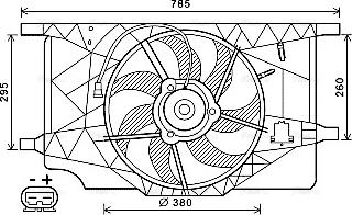 Ava Quality Cooling RT 7547 - Ventilators, Motora dzesēšanas sistēma ps1.lv