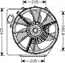 Ava Quality Cooling RT 7536 - Ventilators, Motora dzesēšanas sistēma ps1.lv