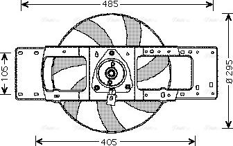 Ava Quality Cooling RT 7527 - Ventilators, Motora dzesēšanas sistēma ps1.lv