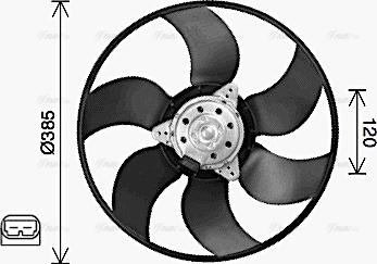 Ava Quality Cooling RT7665 - Ventilators, Motora dzesēšanas sistēma ps1.lv