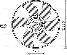 Ava Quality Cooling RT7604 - Ventilators, Motora dzesēšanas sistēma ps1.lv