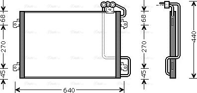 Ava Quality Cooling RTA5273 - Kondensators, Gaisa kond. sistēma ps1.lv