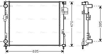 Ava Quality Cooling RTA2303 - Radiators, Motora dzesēšanas sistēma ps1.lv