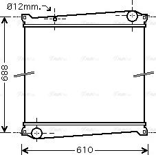 Ava Quality Cooling RTA2379 - Radiators, Motora dzesēšanas sistēma ps1.lv