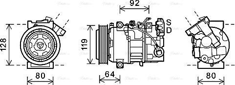 Ava Quality Cooling RTK492 - Kompresors, Gaisa kond. sistēma ps1.lv