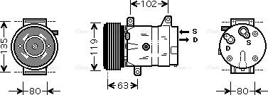 Ava Quality Cooling RTAK440 - Kompresors, Gaisa kond. sistēma ps1.lv