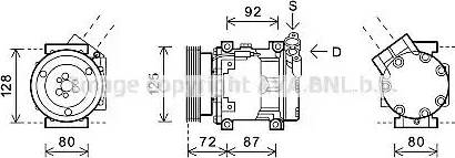 Ava Quality Cooling RTAK468 - Kompresors, Gaisa kond. sistēma ps1.lv