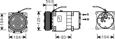 Ava Quality Cooling RTAK402 - Kompresors, Gaisa kond. sistēma ps1.lv