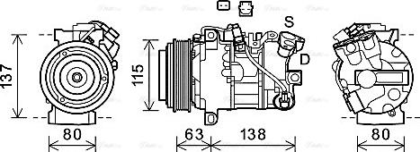 Ava Quality Cooling RTAK630 - Kompresors, Gaisa kond. sistēma ps1.lv