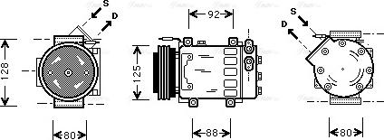 Ava Quality Cooling RTAK039 - Kompresors, Gaisa kond. sistēma ps1.lv