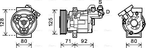 Ava Quality Cooling RTK495 - Kompresors, Gaisa kond. sistēma ps1.lv