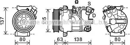 Ava Quality Cooling RTK491 - Kompresors, Gaisa kond. sistēma ps1.lv