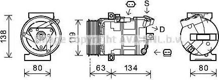 Ava Quality Cooling RTK481 - Kompresors, Gaisa kond. sistēma ps1.lv