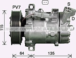 Ava Quality Cooling RTK669 - Kompresors, Gaisa kond. sistēma ps1.lv