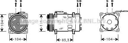 Ava Quality Cooling RT K075 - Kompresors, Gaisa kond. sistēma ps1.lv