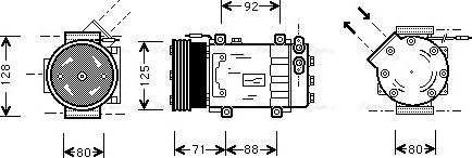 Ava Quality Cooling RT K127 - Kompresors, Gaisa kond. sistēma ps1.lv