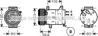 Ava Quality Cooling RT K345 - Kompresors, Gaisa kond. sistēma ps1.lv