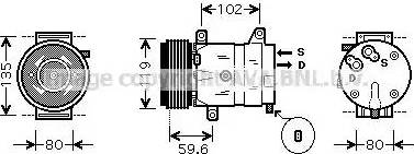 Ava Quality Cooling RT K385 - Kompresors, Gaisa kond. sistēma ps1.lv