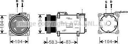 Ava Quality Cooling RT K284 - Kompresors, Gaisa kond. sistēma ps1.lv