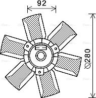 Ava Quality Cooling SA7023 - Ventilators, Motora dzesēšanas sistēma ps1.lv